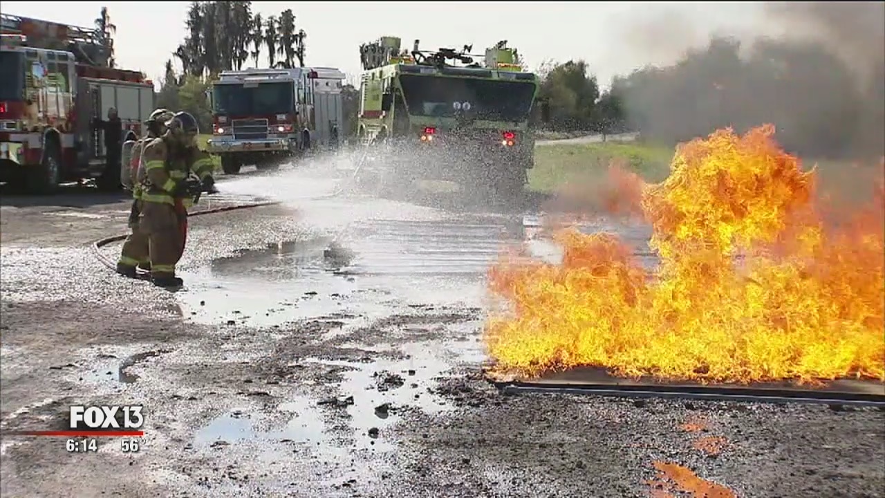 Airport fire training