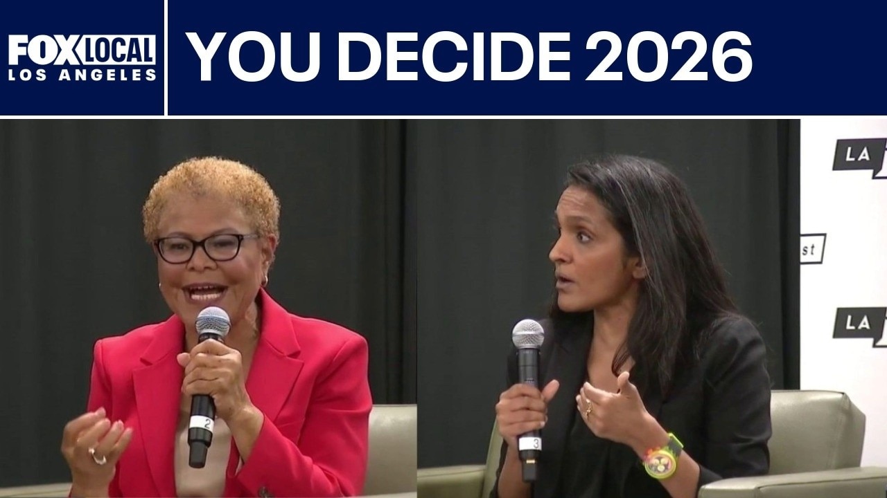 Bass, Raman clash in LA mayoral debate