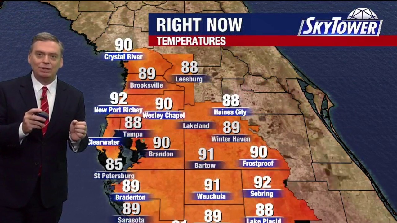 Tampa weather | Wednesday afternoon forecast