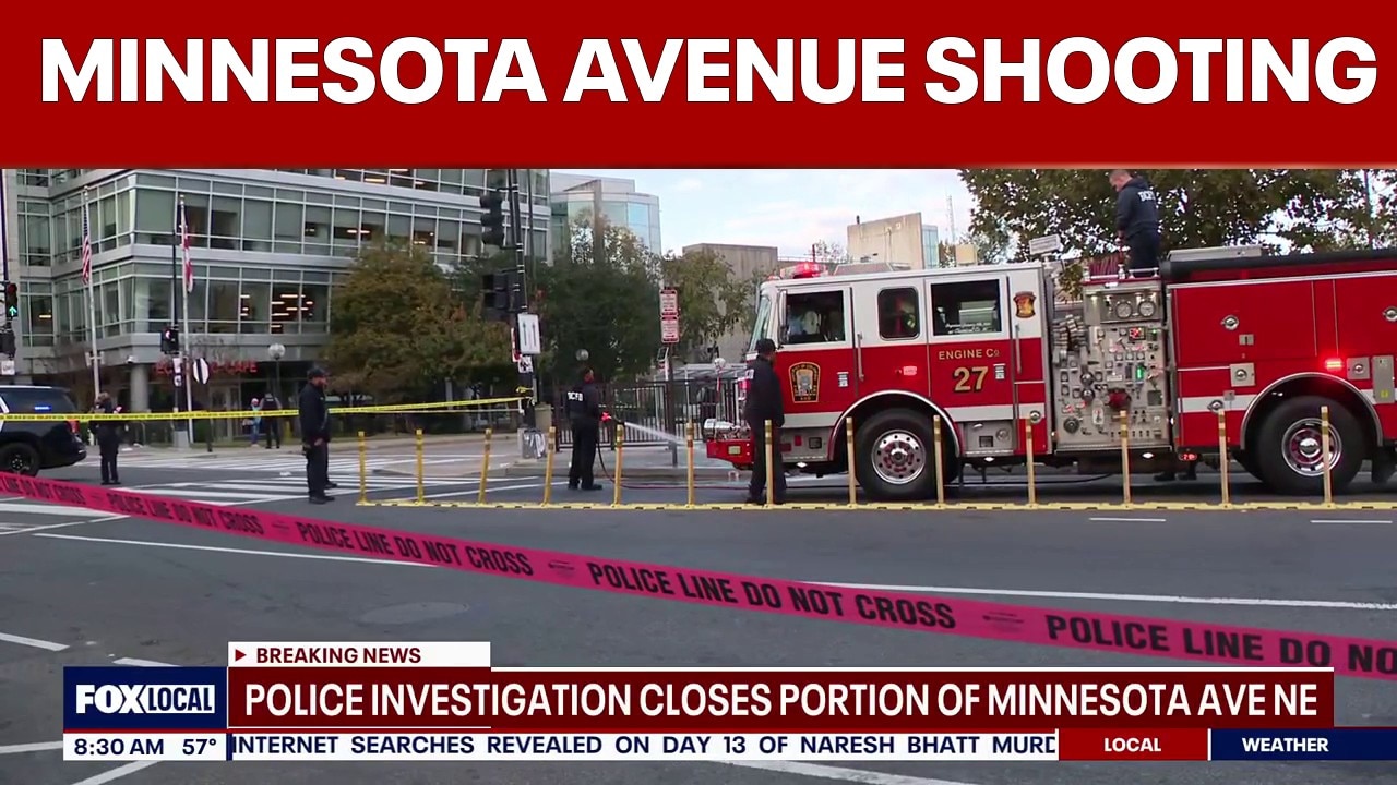DC police shoot suspect they say shot man near Minnesota Avenue bus stop