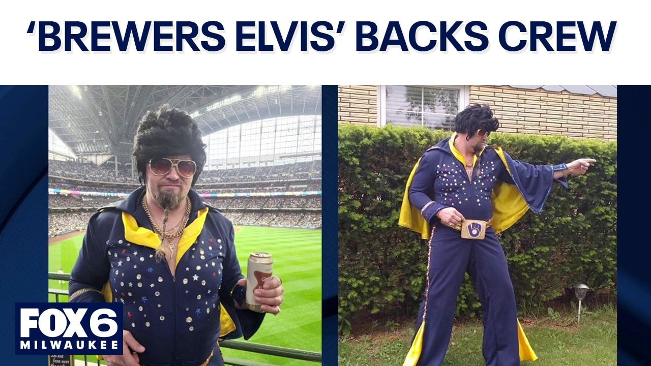 World Series: "Brewers Elvis" roots for the Crew