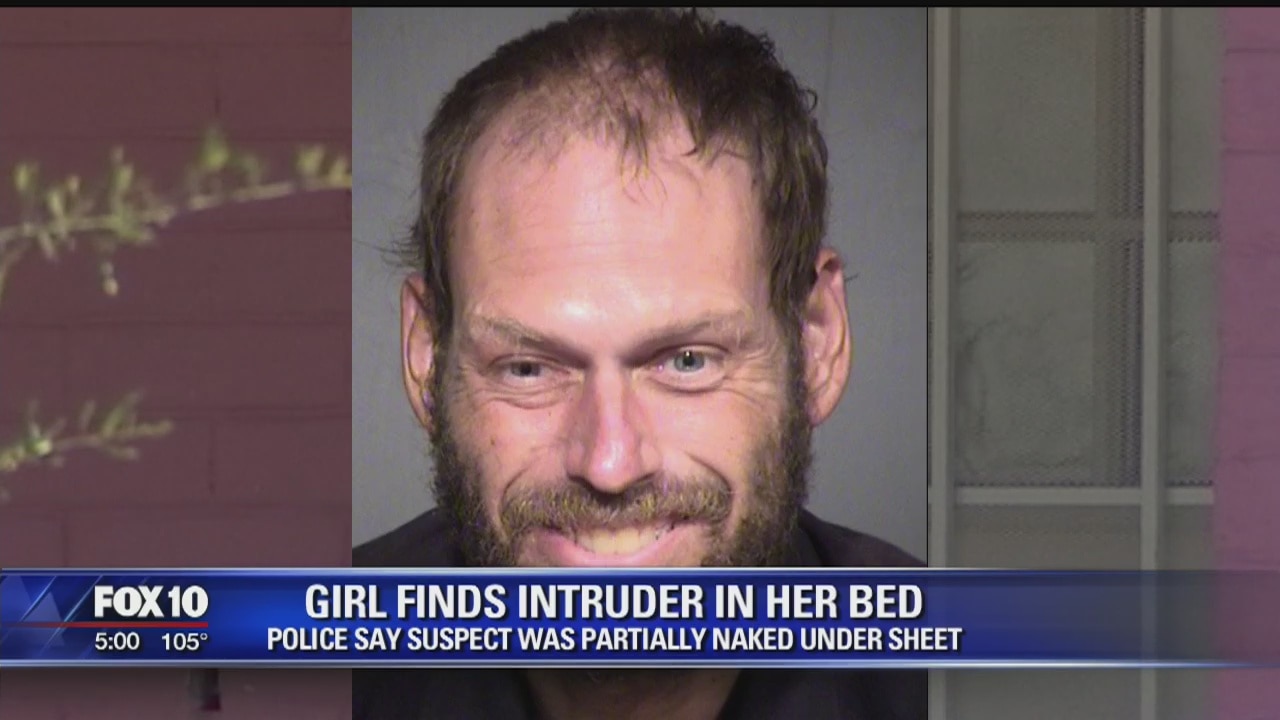 Man found partially naked on four-year-old girl's bed