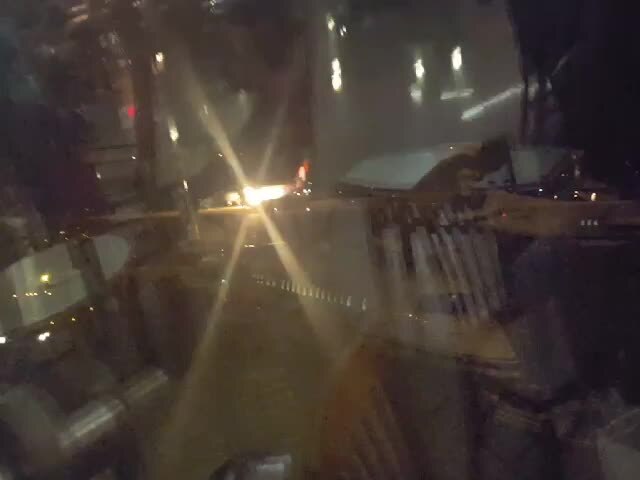 Plane on fire at Sea-Tac Airport