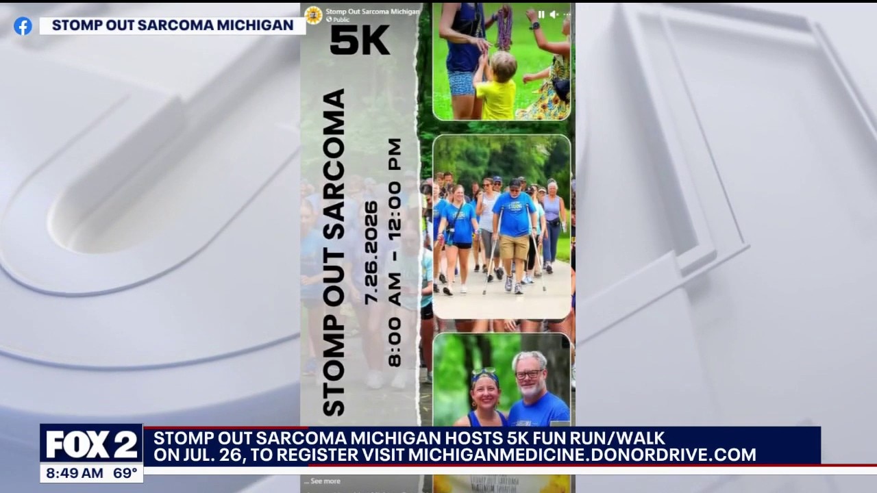 Stomp Out Sarcoma Michigan hosts 5K Fun Run/Walk