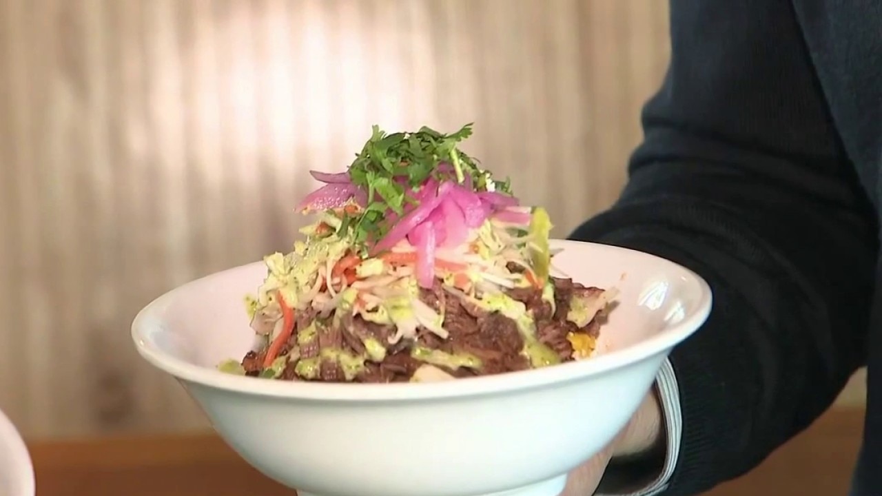 Taste of food from Ecuador