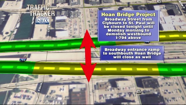 Work continues to progress on the Zoo Interchange and Hoan Bridge project
