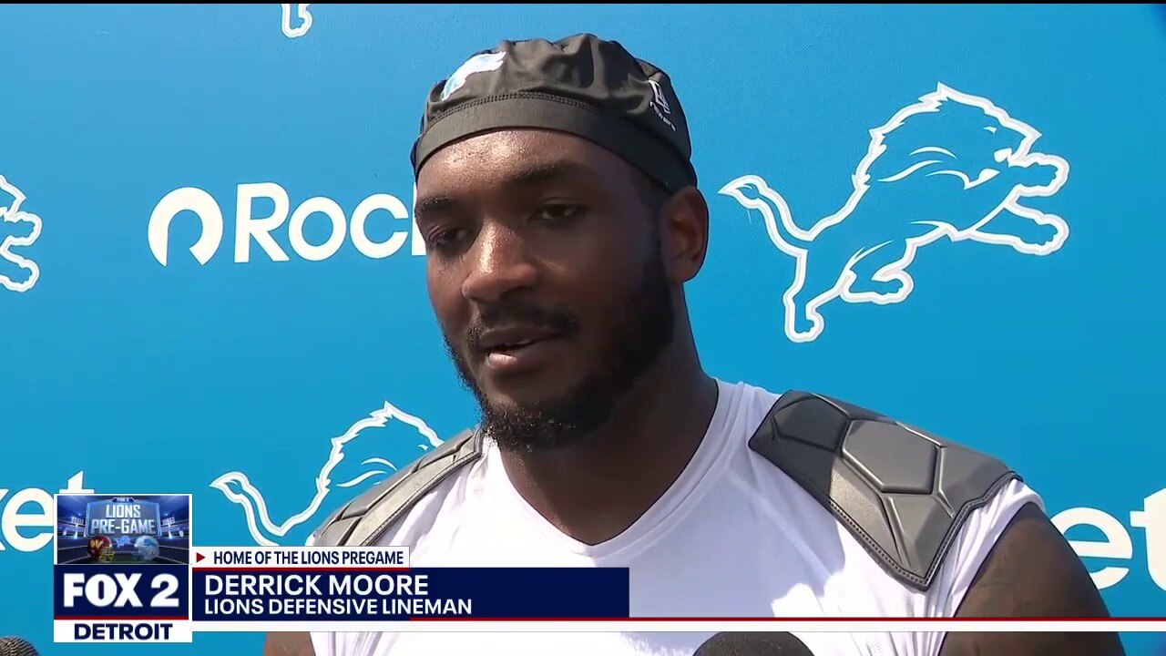 Lions defensive ends showing up during training camp