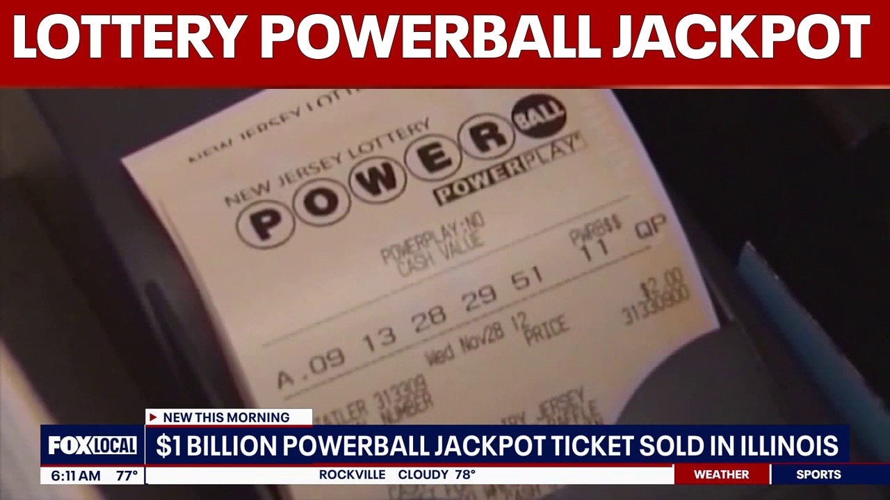 Lottery Powerball Jackpot: $1.040 billion winning ticket sold in Illinois | FOX 5 AT 6AM