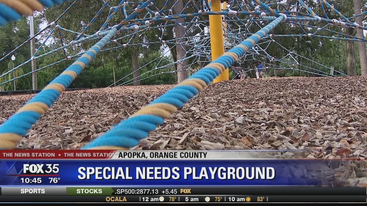 Push for playgrounds to accommodate special needs