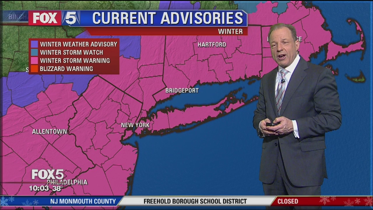 Snowstorm Update Tuesday Night