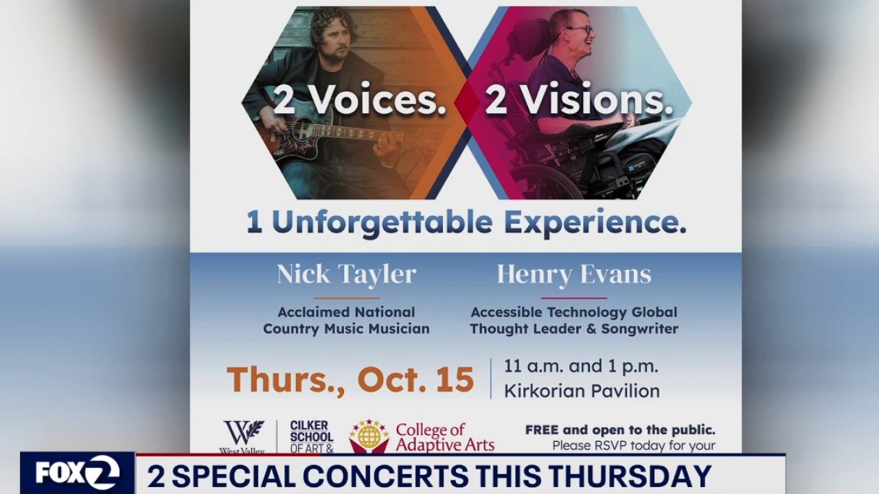 Free concerts highlighting people overcoming physical challenges