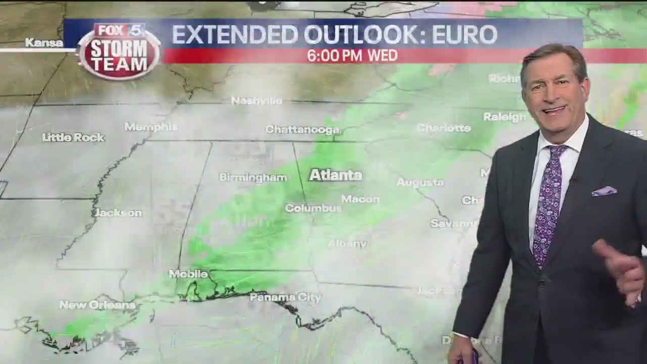 Monday evening forecast