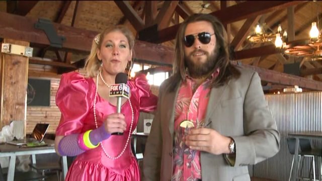 Laura gets dressed up, checks out beverages at the Rock Sports Complex