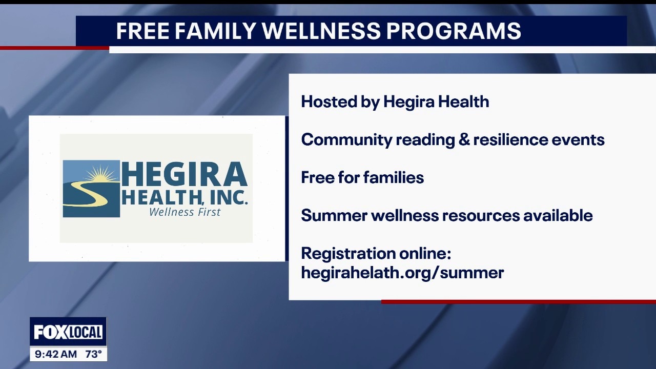 Free Family Wellness Programs Hosted by Hegira Health