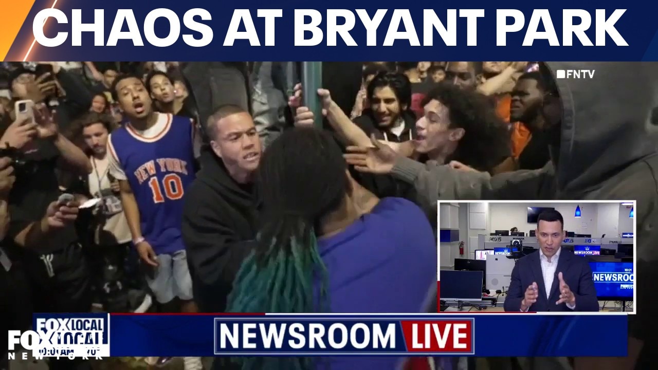 Arrests made as fights break out after Bryant Park watch party
