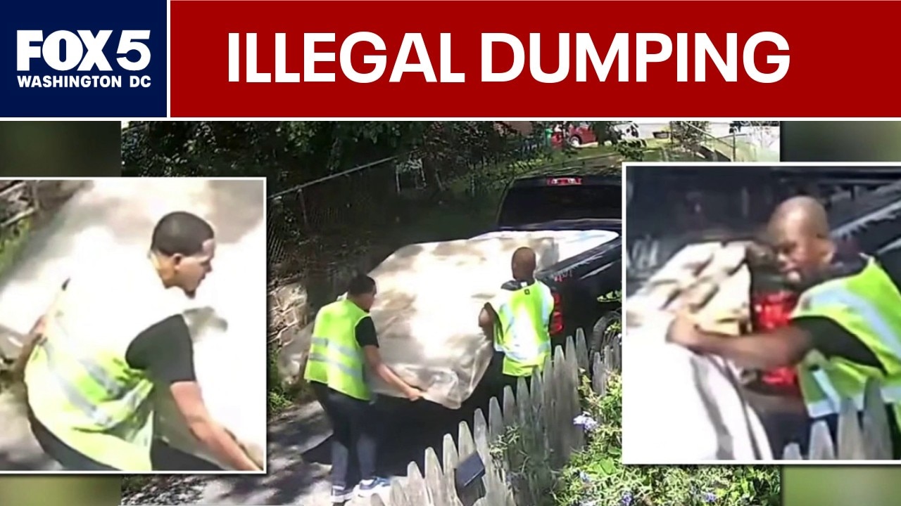 Maryland homeowner claims mattresses illegally dumped near her home