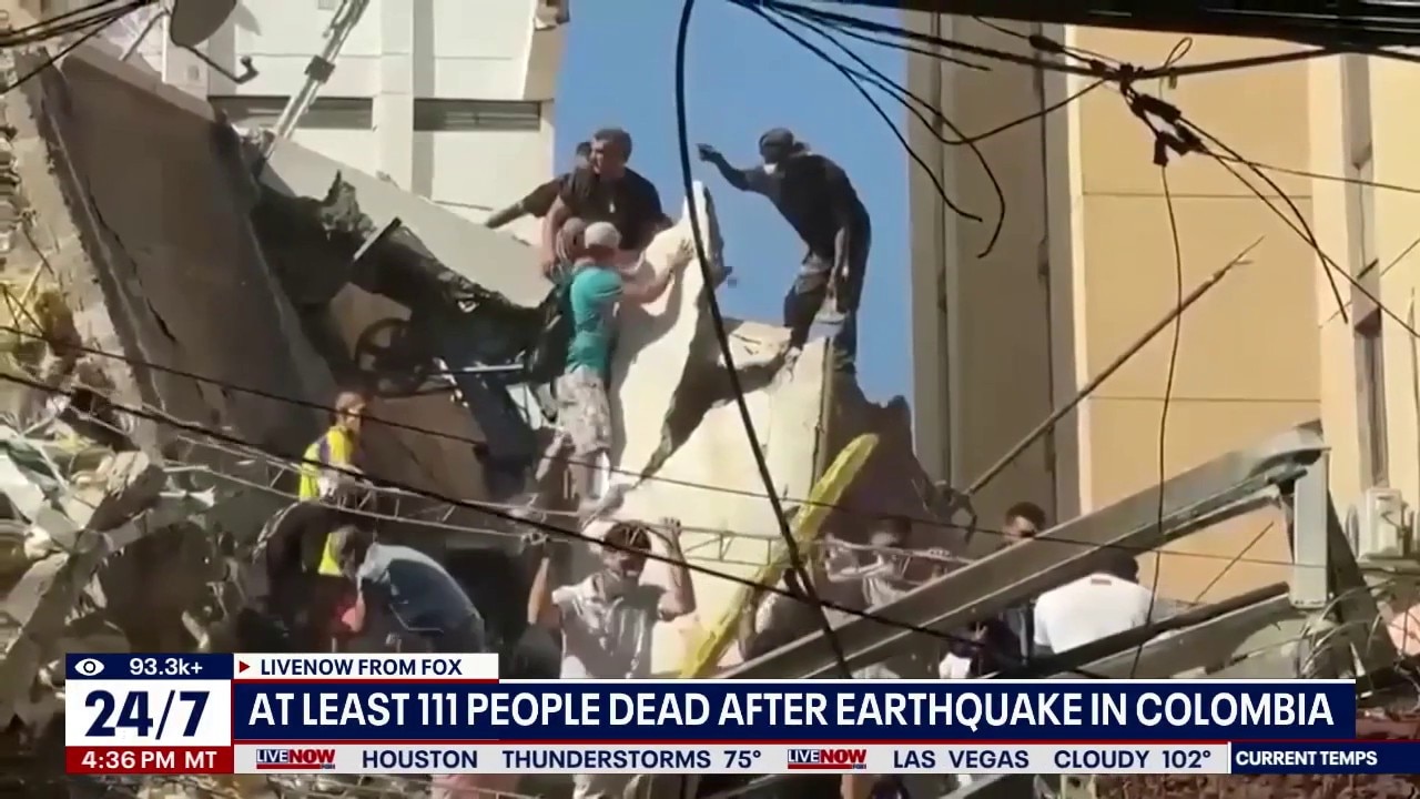 At least 111 dead after earthquake in Colombia