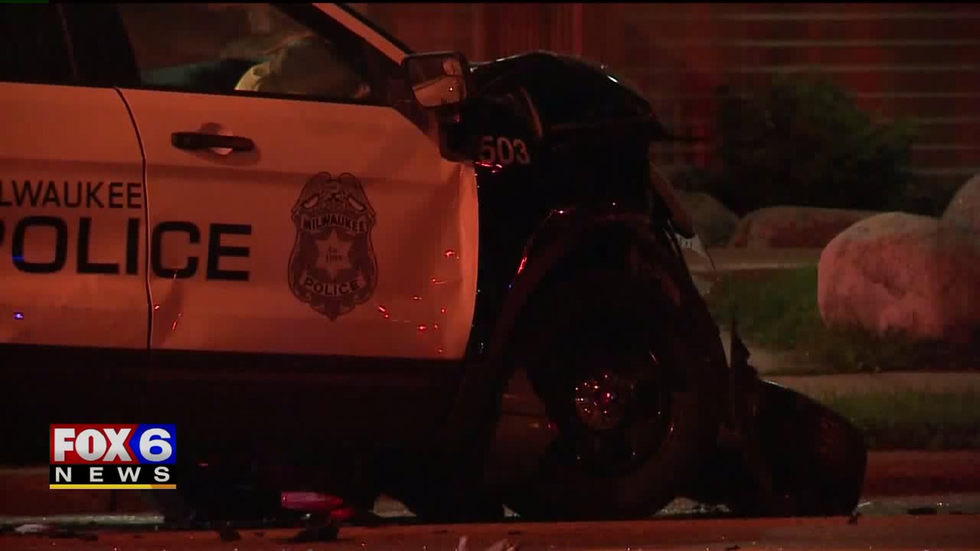 MPD squad involved in crash | FOX6 Milwaukee