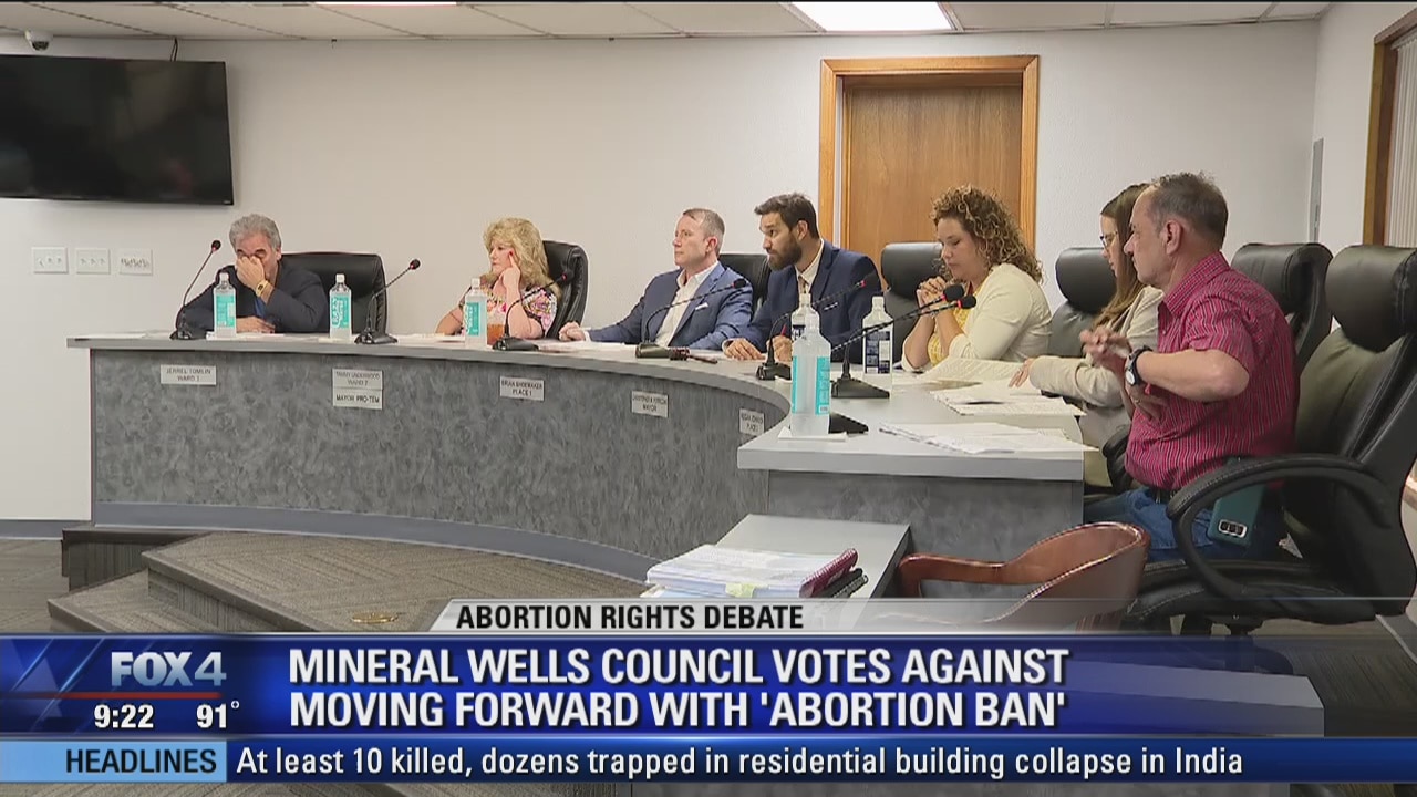 City of Mineral Wells debates becoming a "sanctuary city for the unborn"