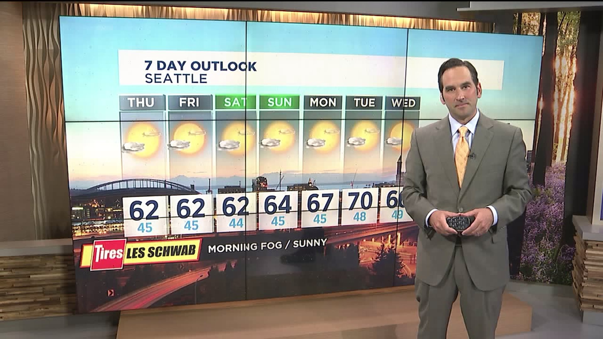 Q13 News evening weather forecast
