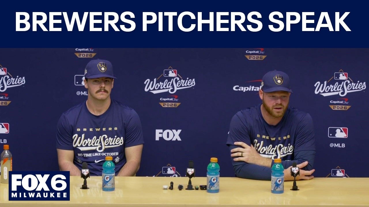 World Series: Brewers pitchers Brandon Woodruff, Logan Henderson speak