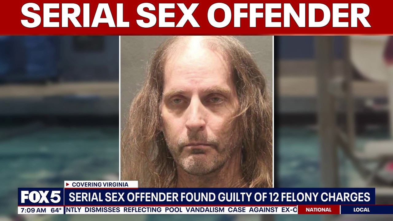Virginia repeat sex offender found guilty of 12 felony loitering charges in Arlington