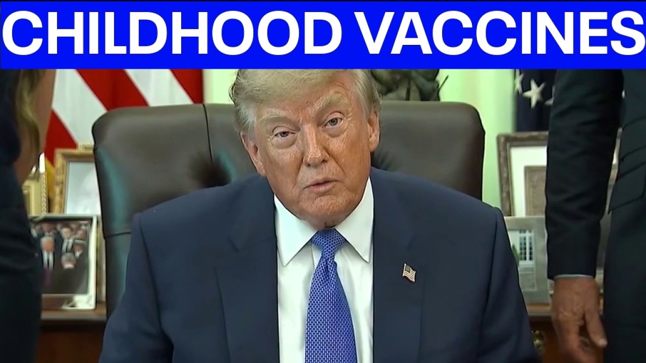 Trump signs executive order on childhood vaccines