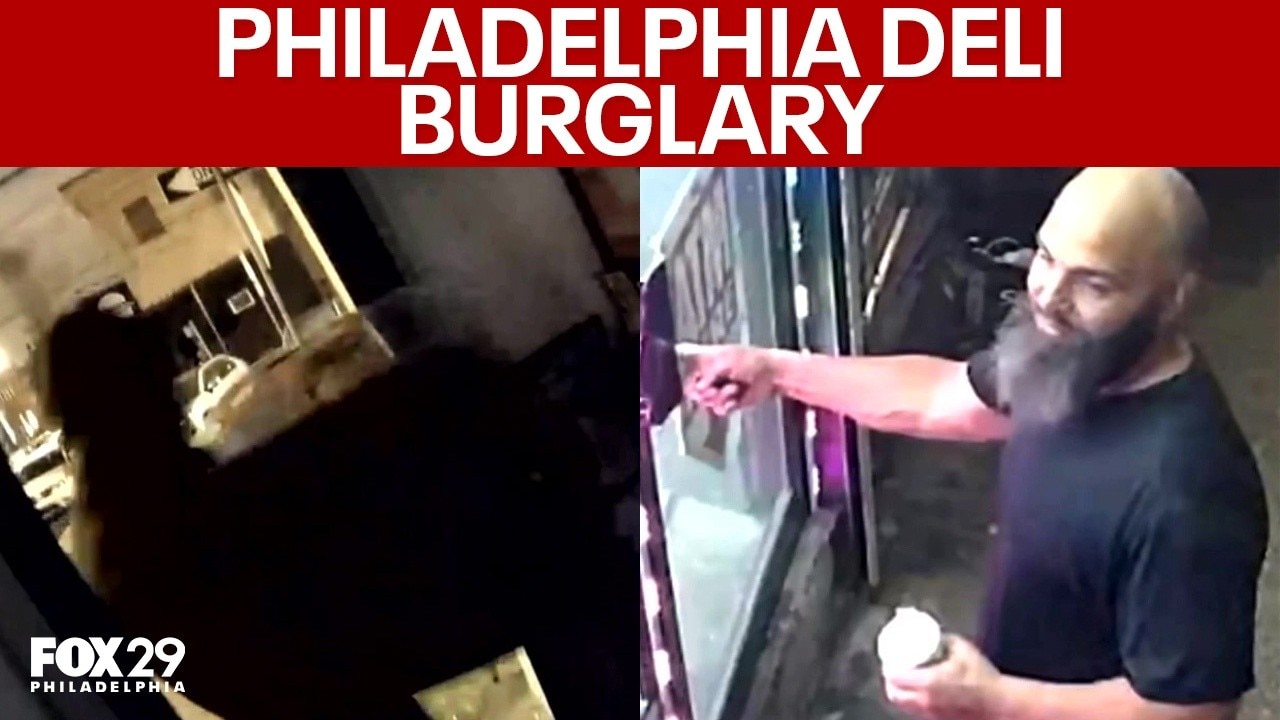 Suspect accused of smashing through deli door, stealing lottery cabinet in Philadelphia