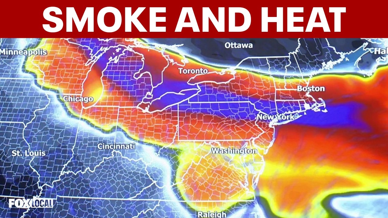DC Weather: Wildfire smoke brings Code Orange air quality alert as heat grips DC region