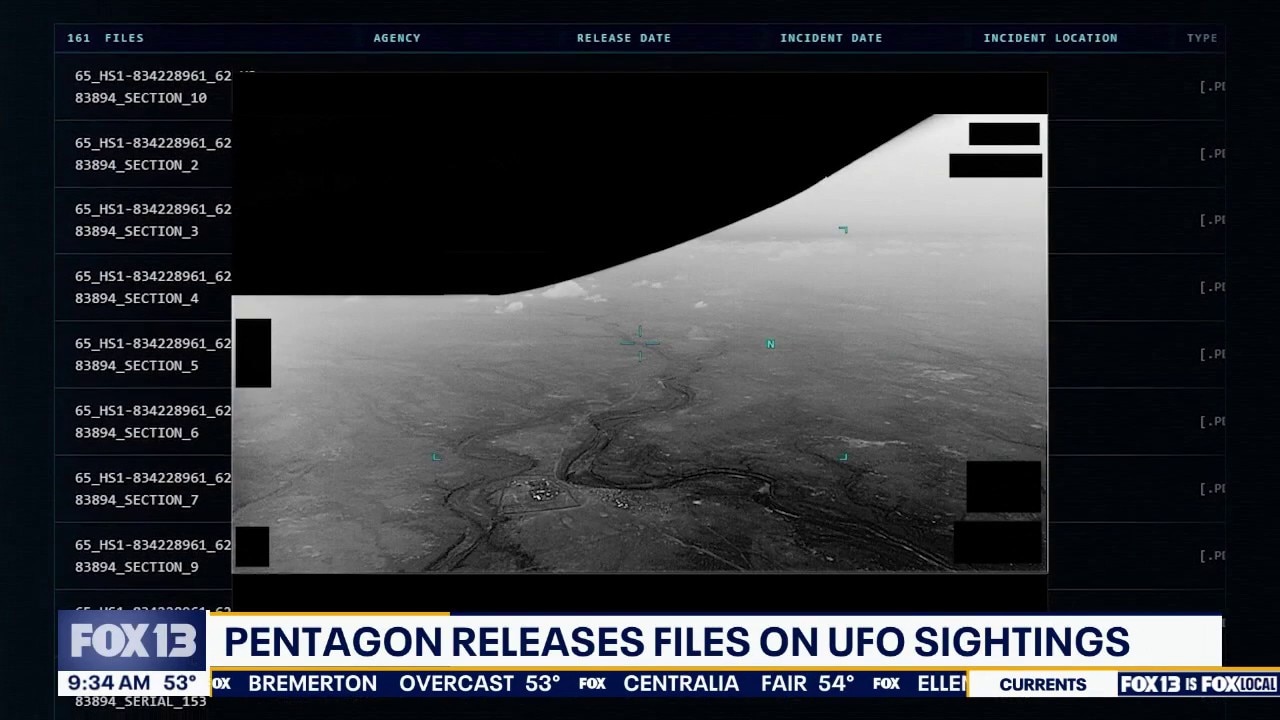 Pentagon launches new UFO database