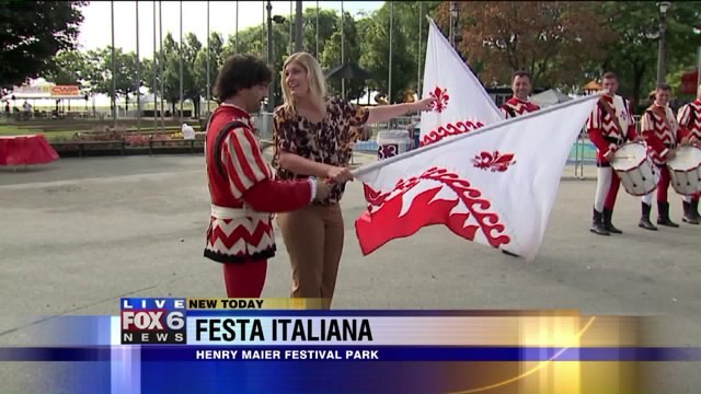Laura learns all about the flag throwers as she previews Festa Italiana