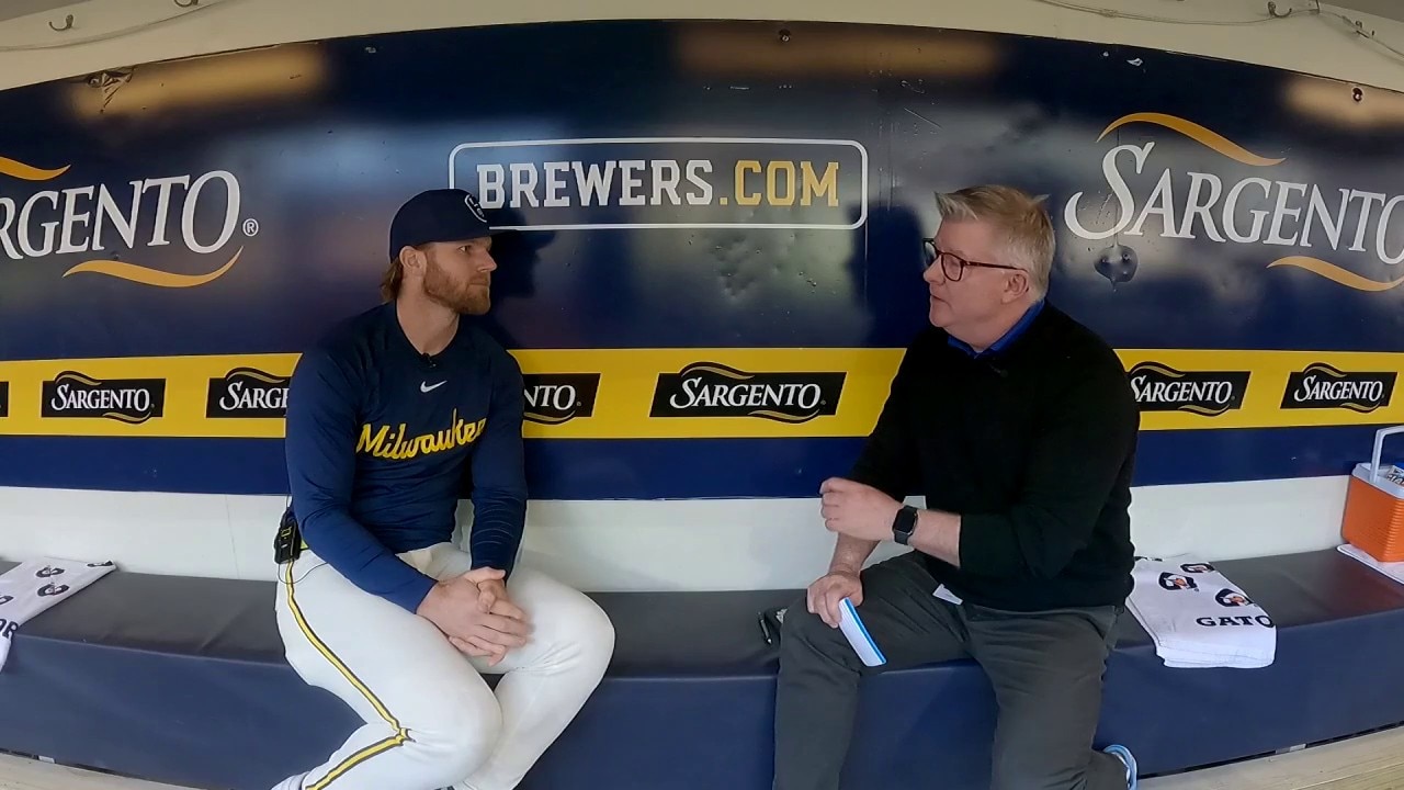 Brewers' Jake Bauers fields 6-pack of fan questions