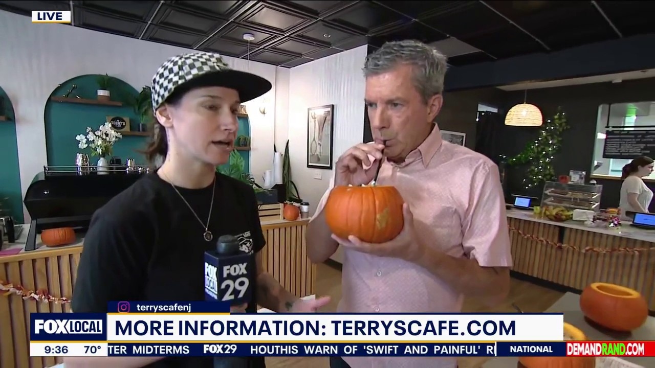 Fall Drinks Inside A Pumpkin!