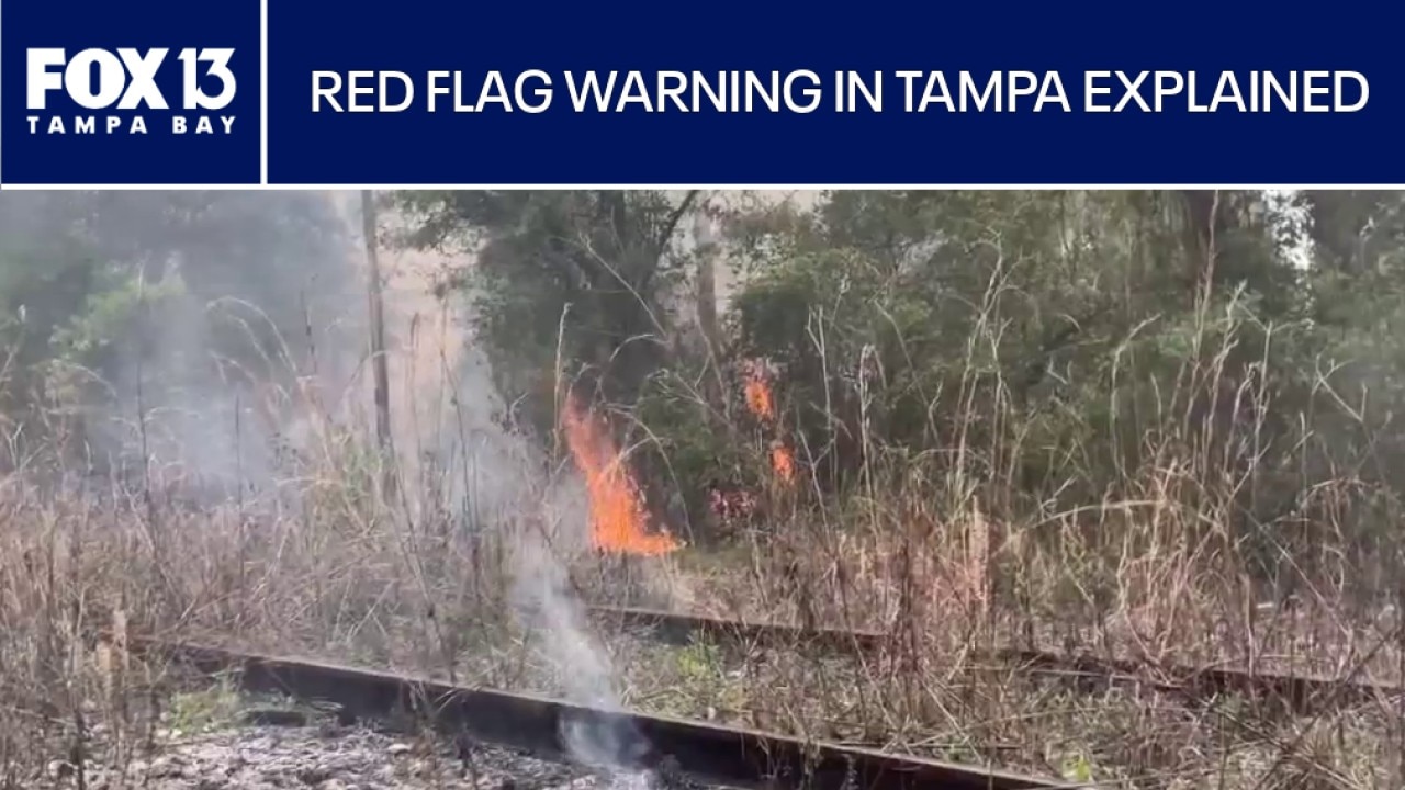 Tampa under red flag warning amid fire dangers. What does that mean?