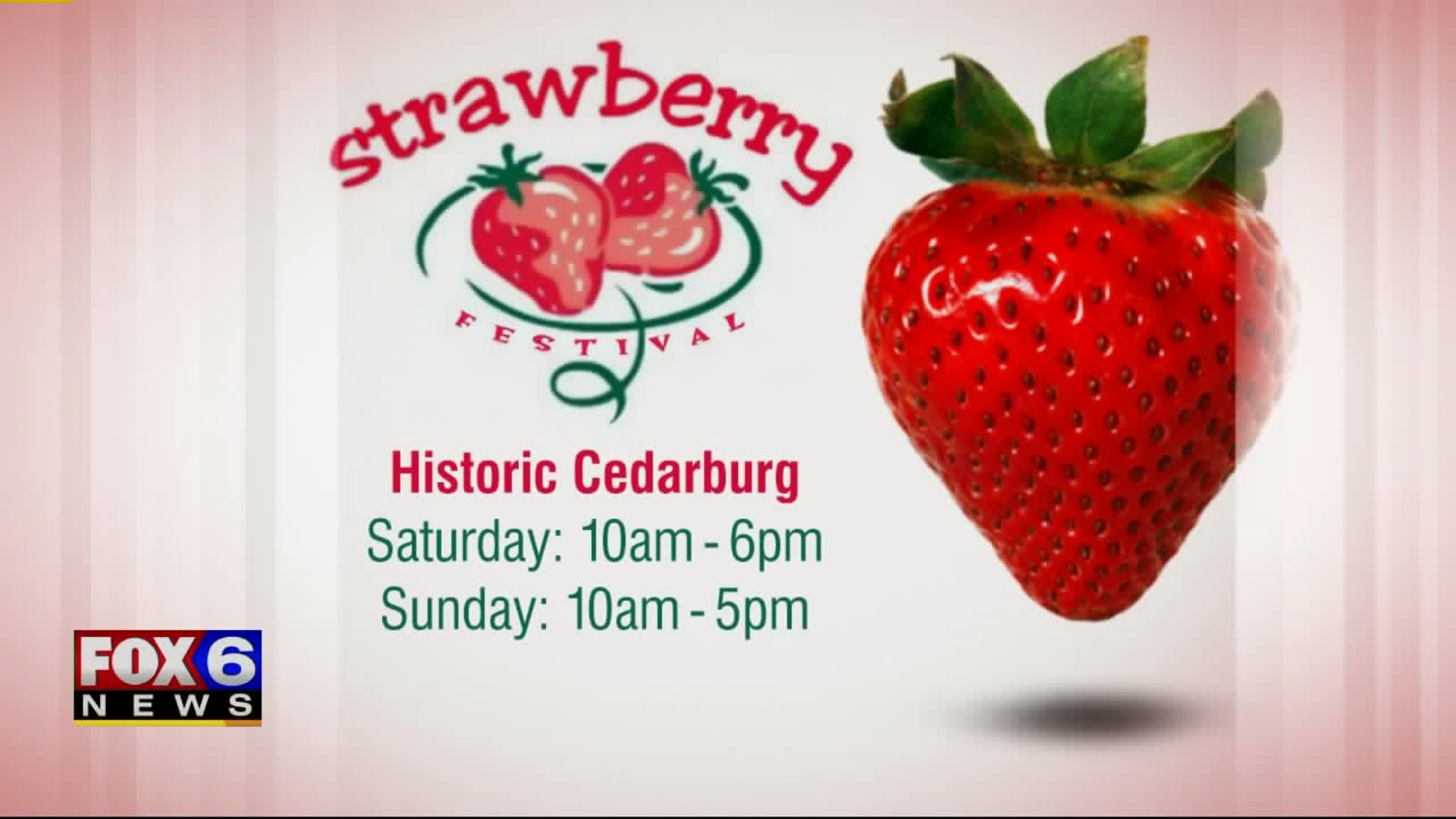 About Cedarburg Strawberry Festival