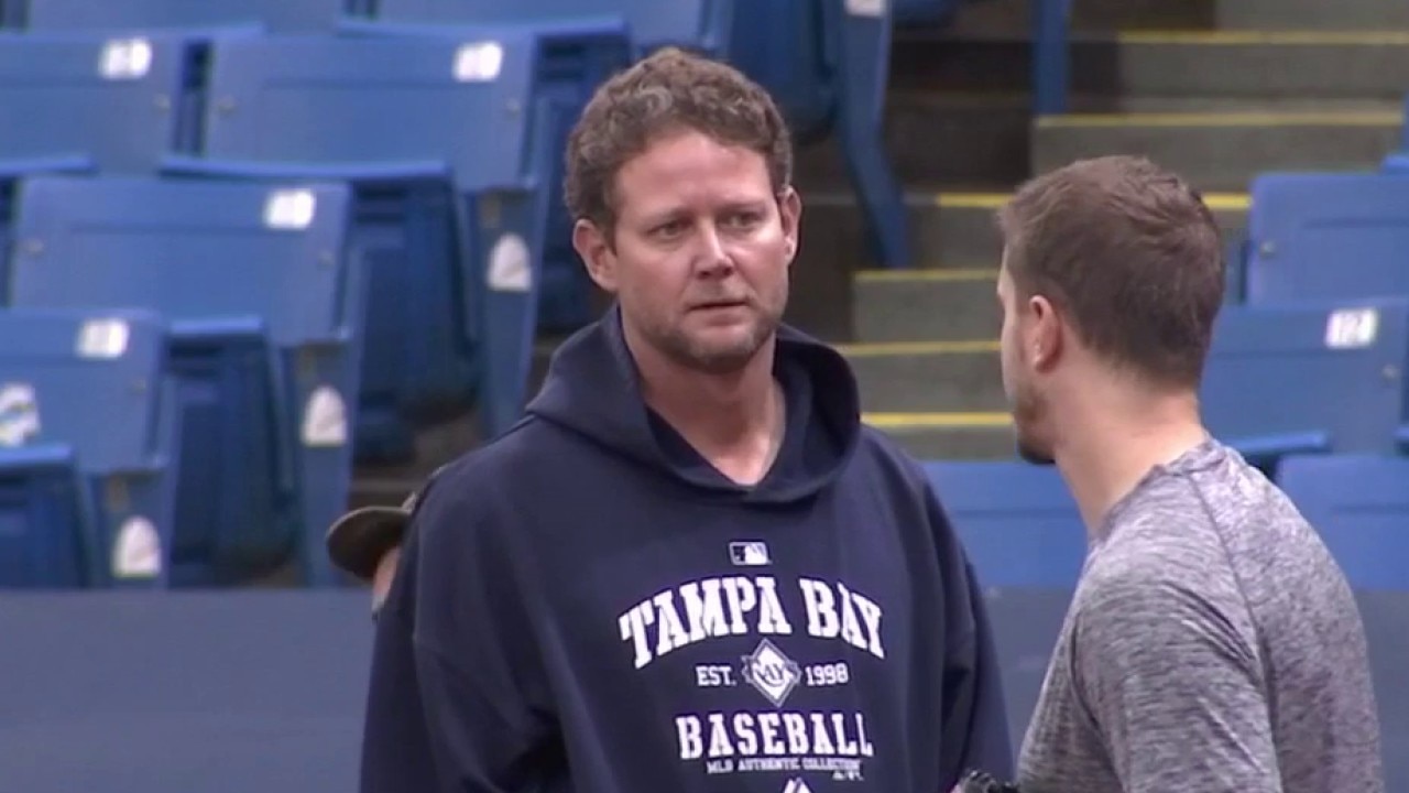 Rays pitching coach Kyle Snyder from Sarasota