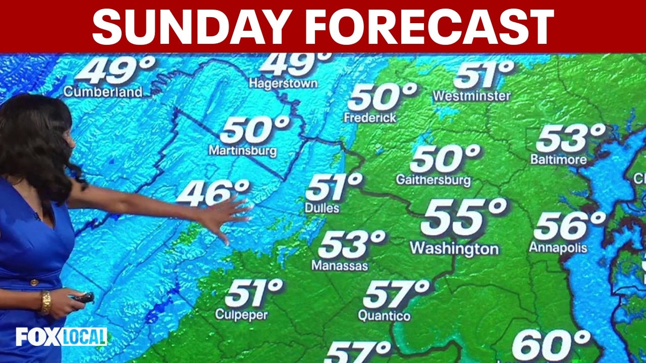 DC Weather: Chilly rain, gusty winds, freeze risk ahead for the DMV area