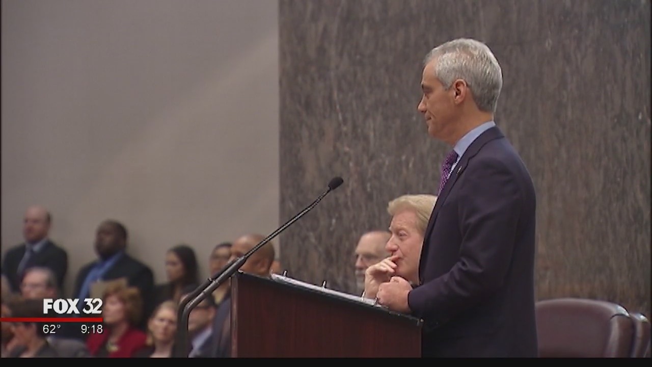 Mayor Emanuel lauds city financial improvements in budget speech