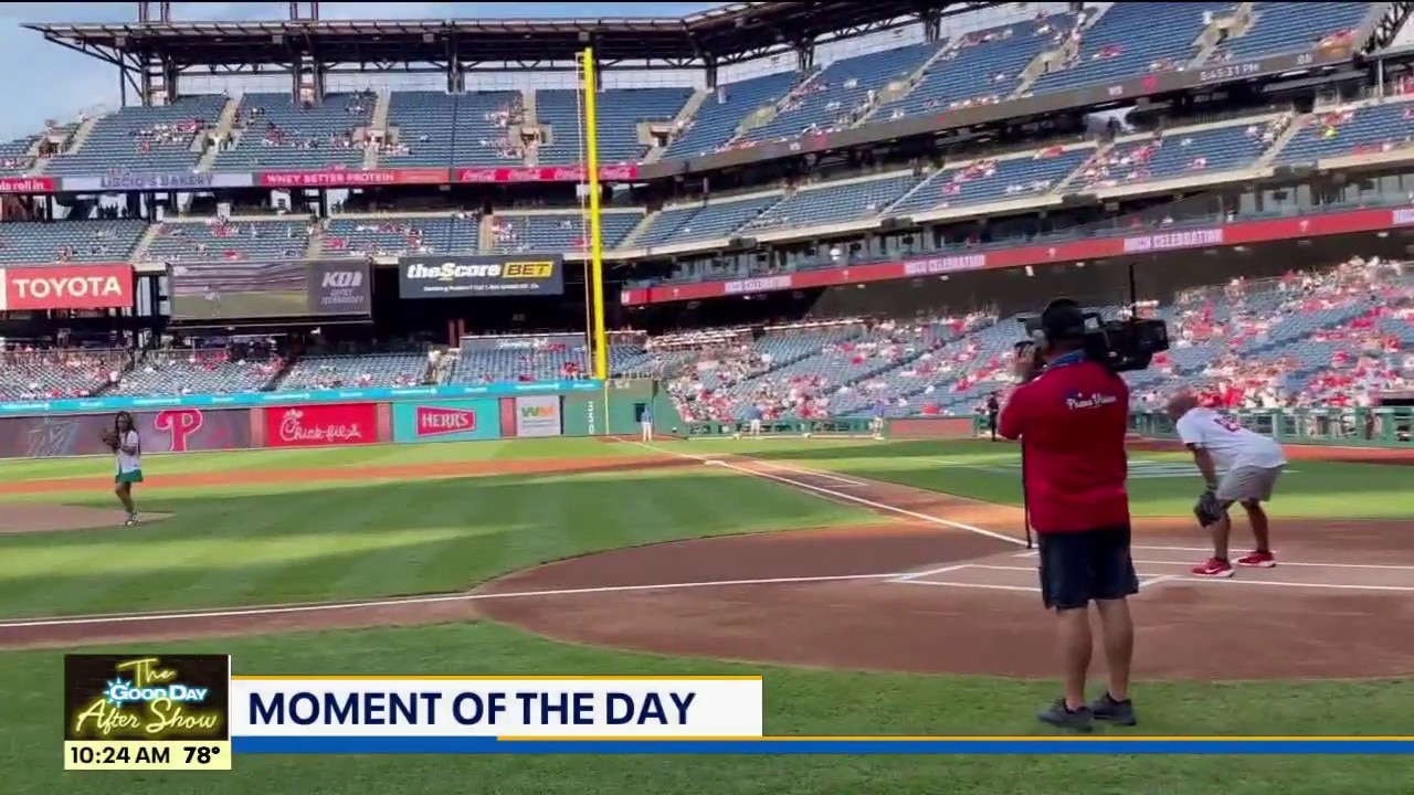 MOMENT OF THE DAY: Alex's First Pitch