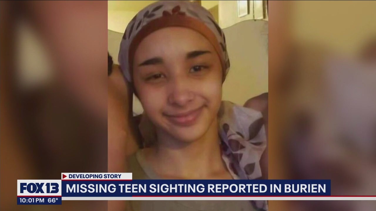 Missing teen sighting reported in Burien | FOX 13 Seattle