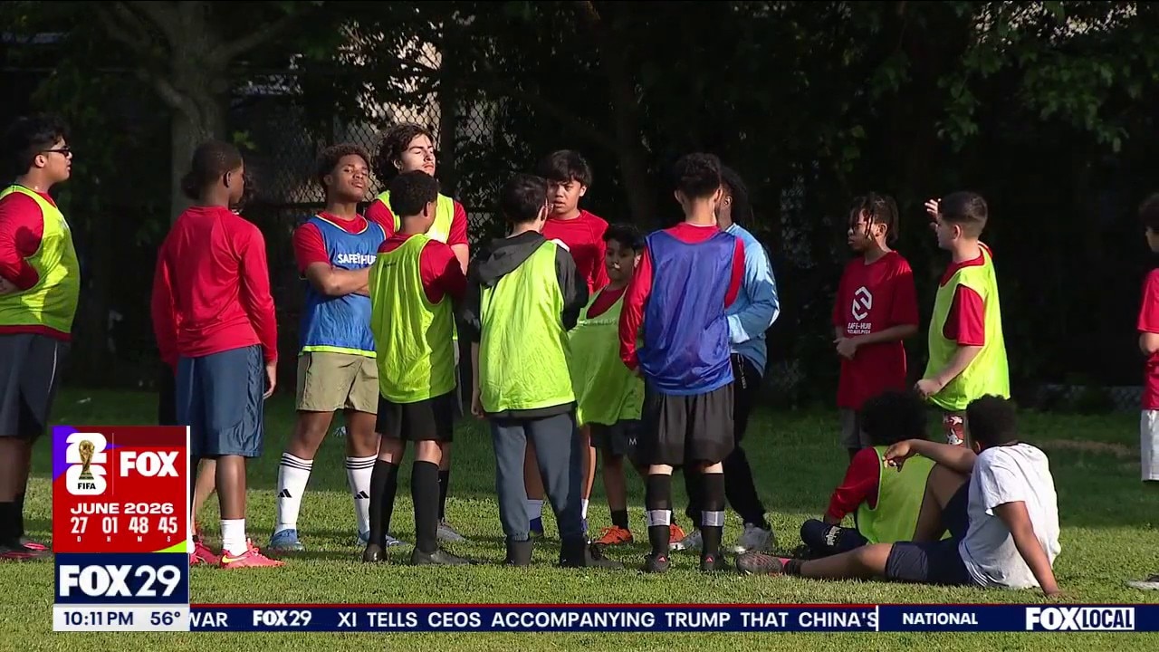 20 Safe-Hub Philadelphia players serve as player escorts at World Cup