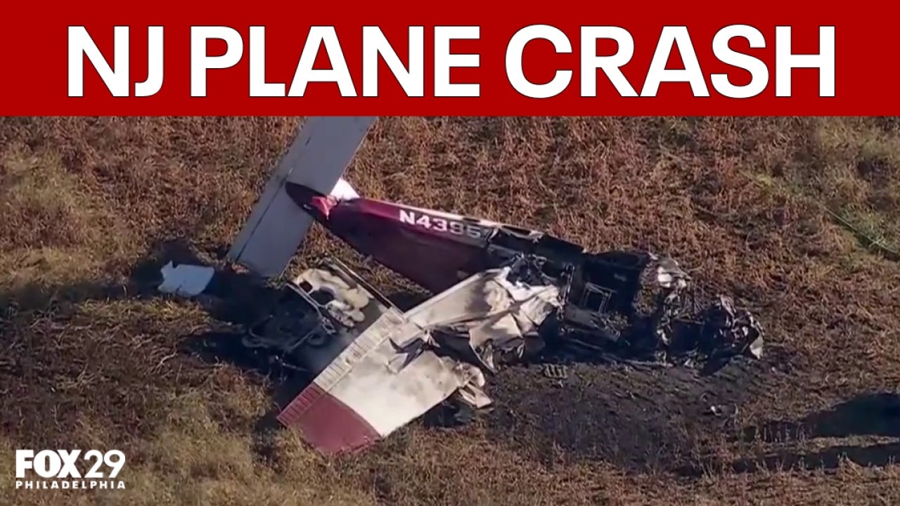 Pilot injured after small plane crashes in New Jersey