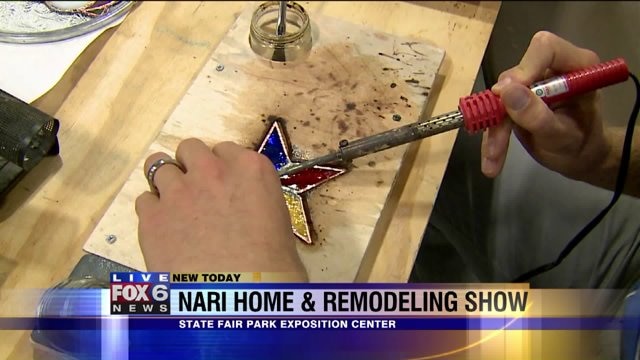 Checking out some of the more creative options available at the Home & Remodeling Show