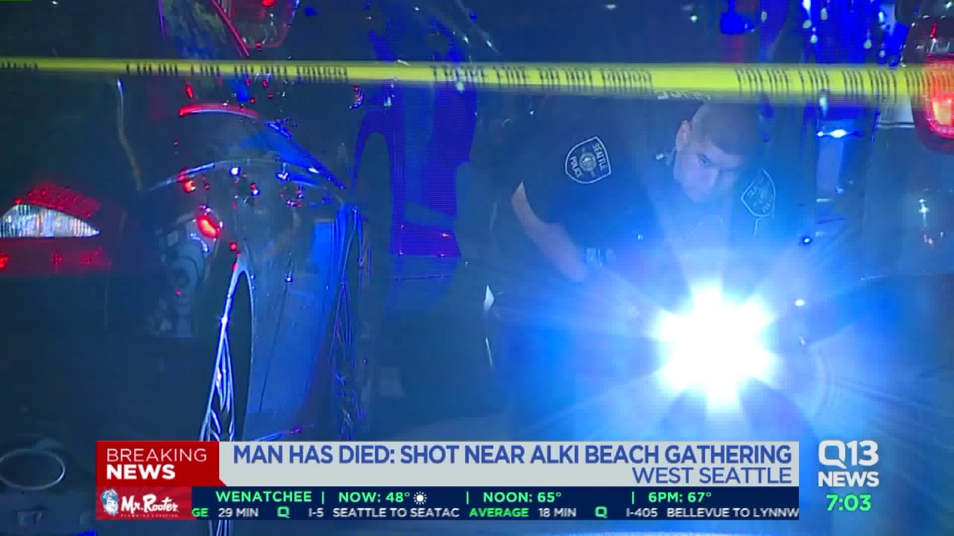 Man in his early 20s killed after shooting at Seattle`s Alki Beach