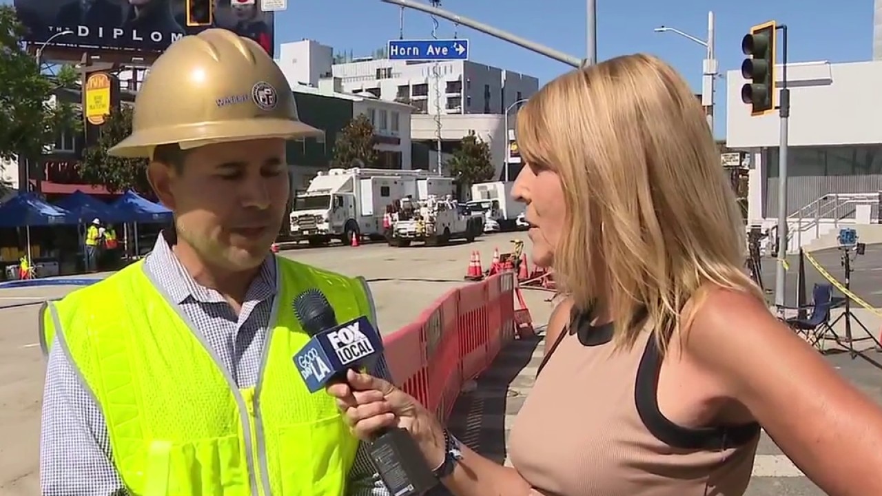 New water main leak discovered near pipeline in West Hollywood