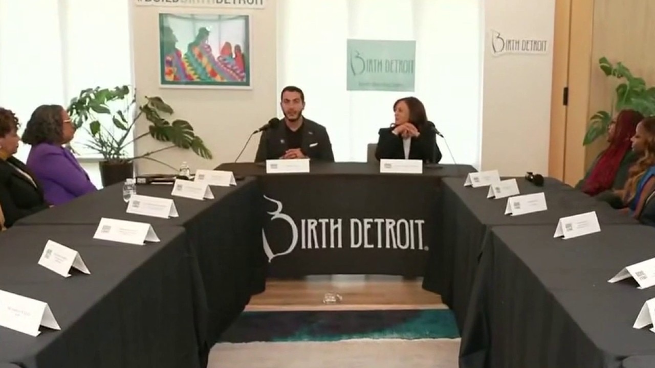 Former VP Harris campaigns with Abdul El-Sayed