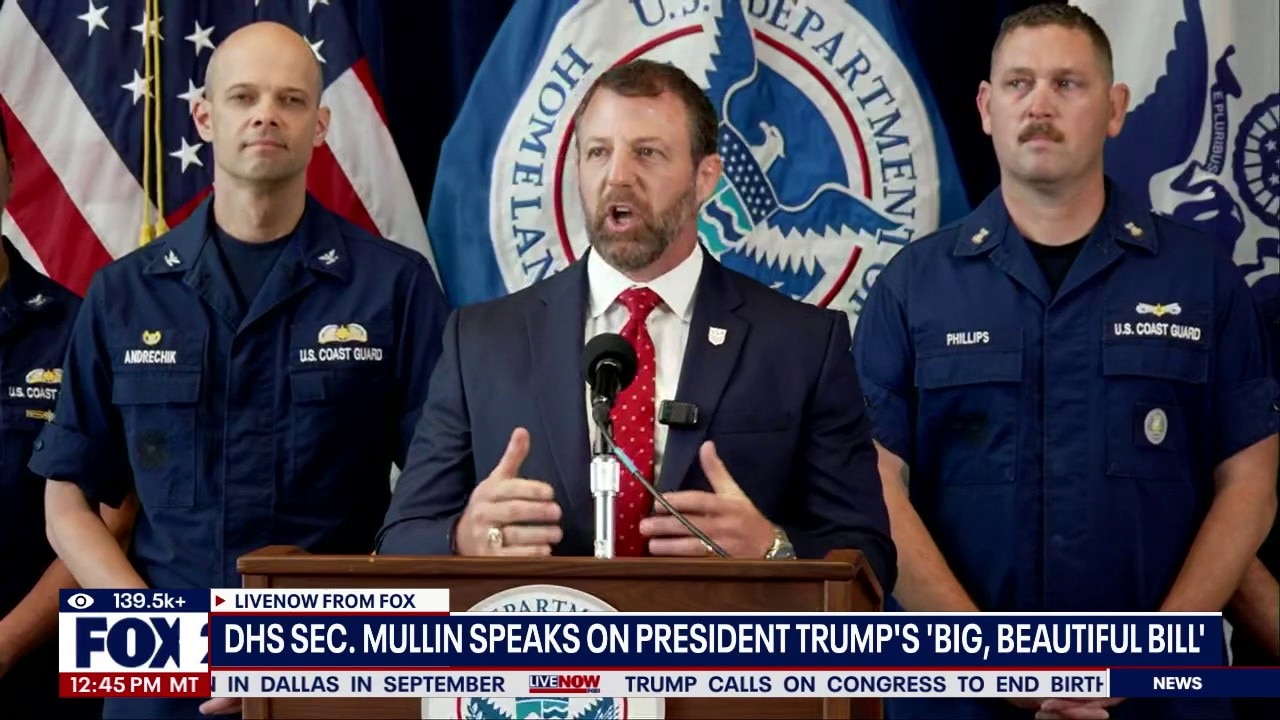 DHS Sec. Mullin Touts Trump's "Big Beautiful Bill"