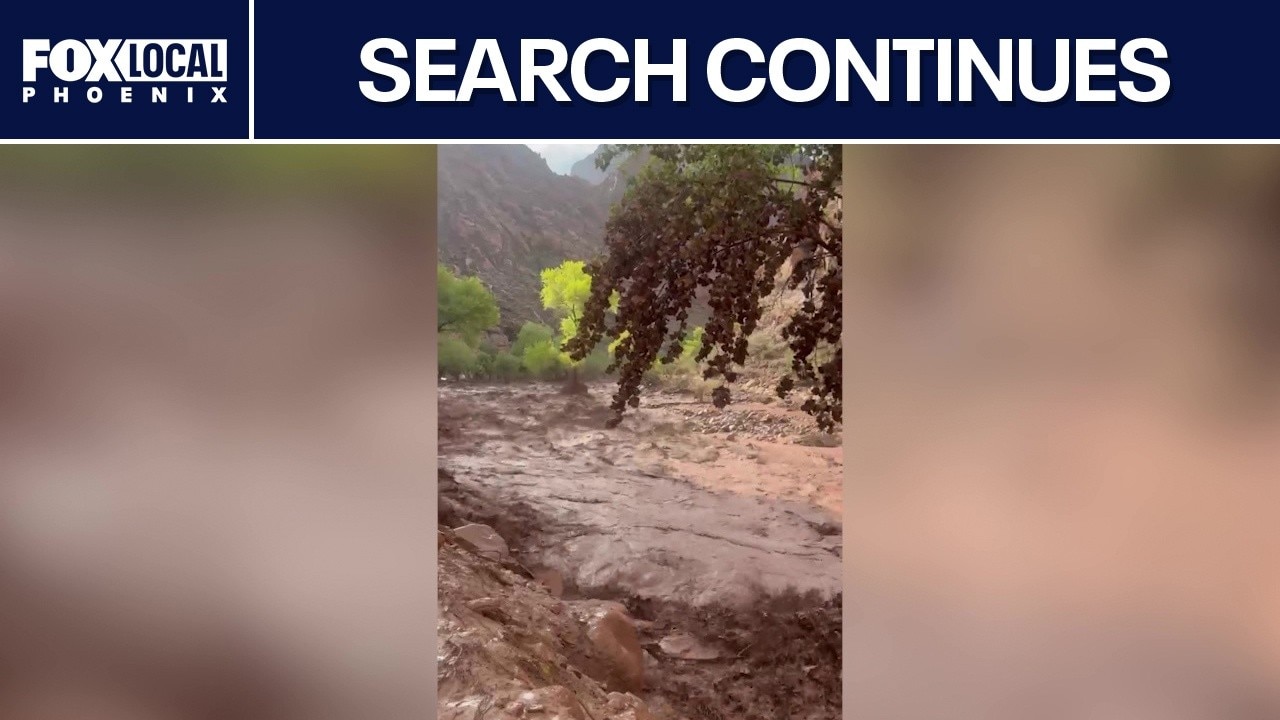 Grand Canyon flood: Search continues for missing