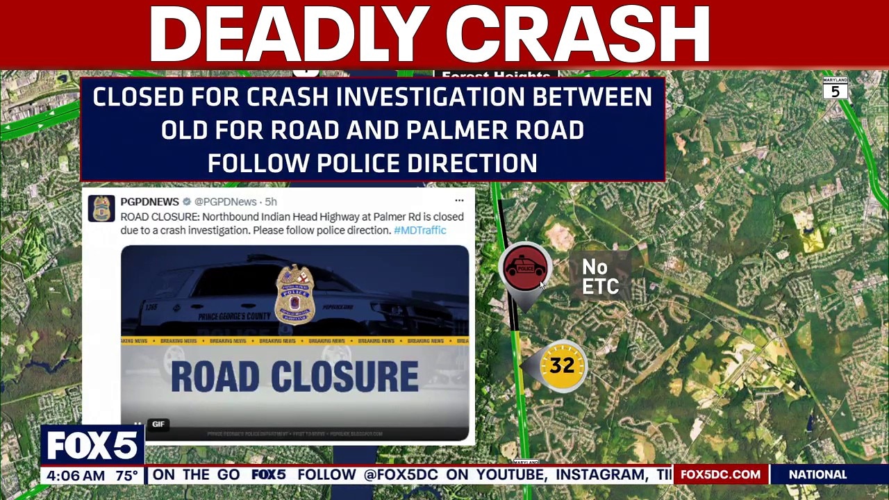 1 dead in multi vehicle crash in Fort Washington | FOX 5 AT 4AM 
