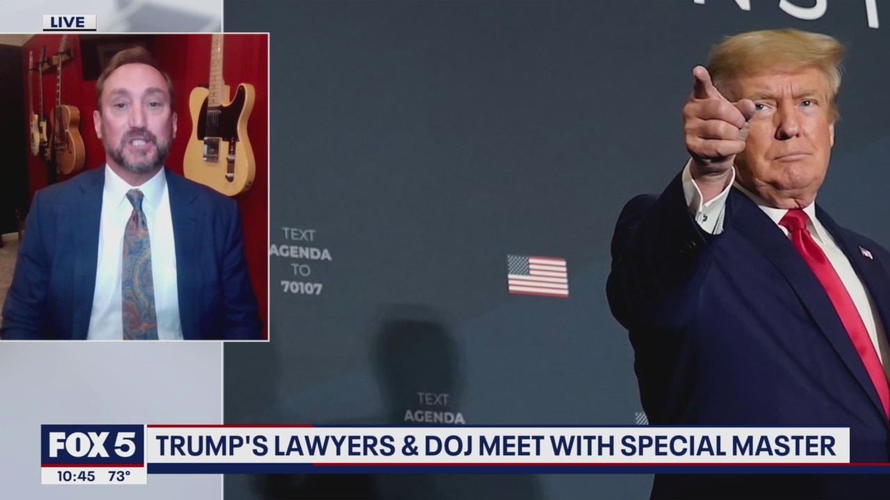 Trump's lawyers and DOJ meet with special master